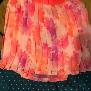 child’s floral skirt